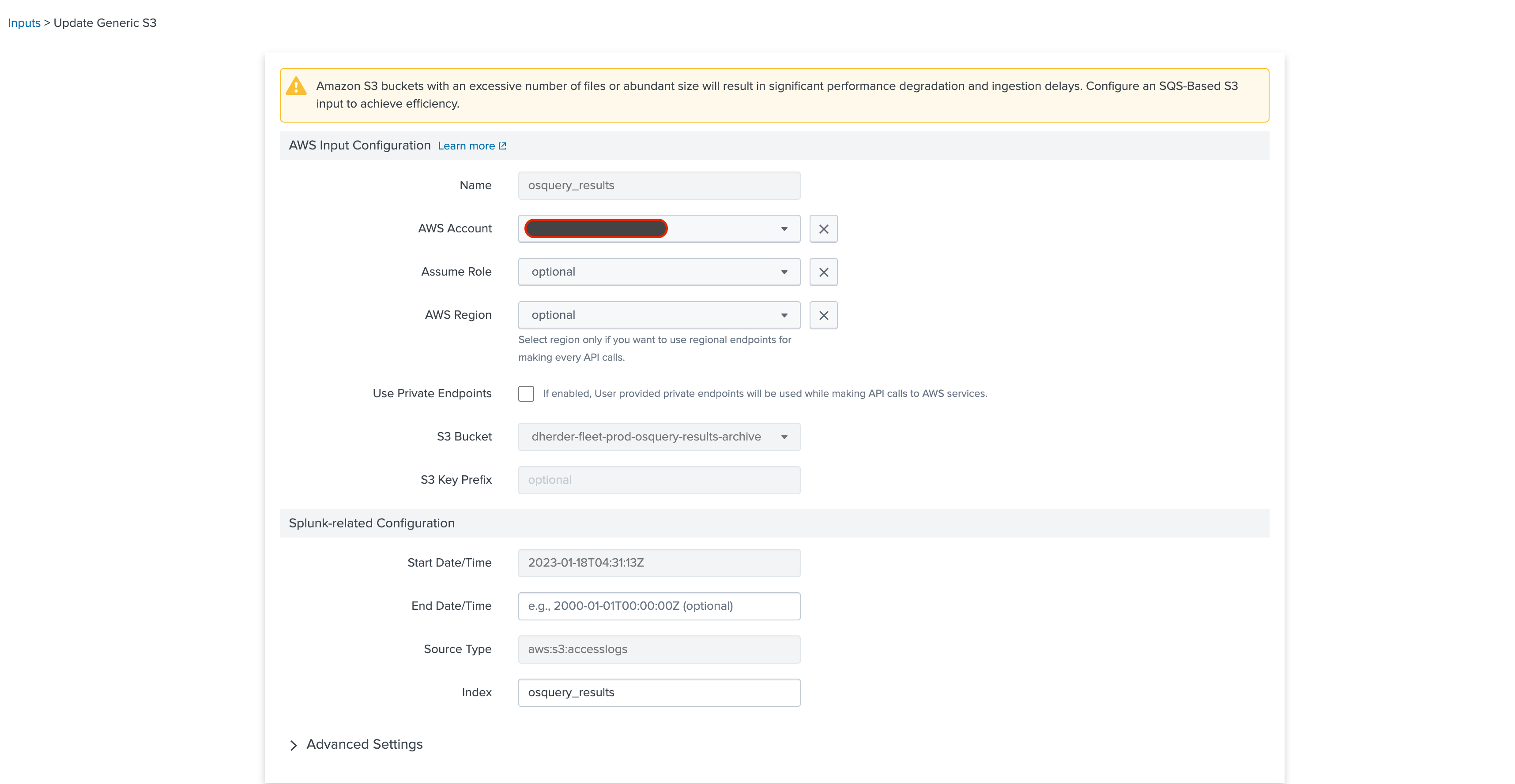 splunk-input