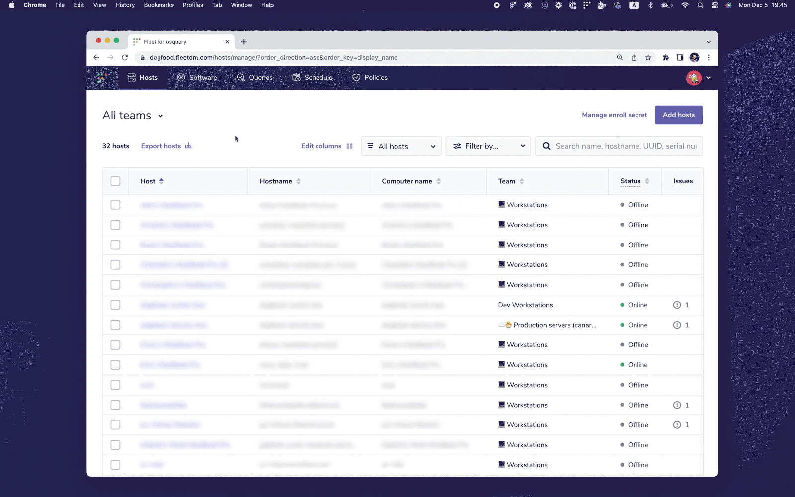 Enjoy easier navigation on Host details and Dashboard pages