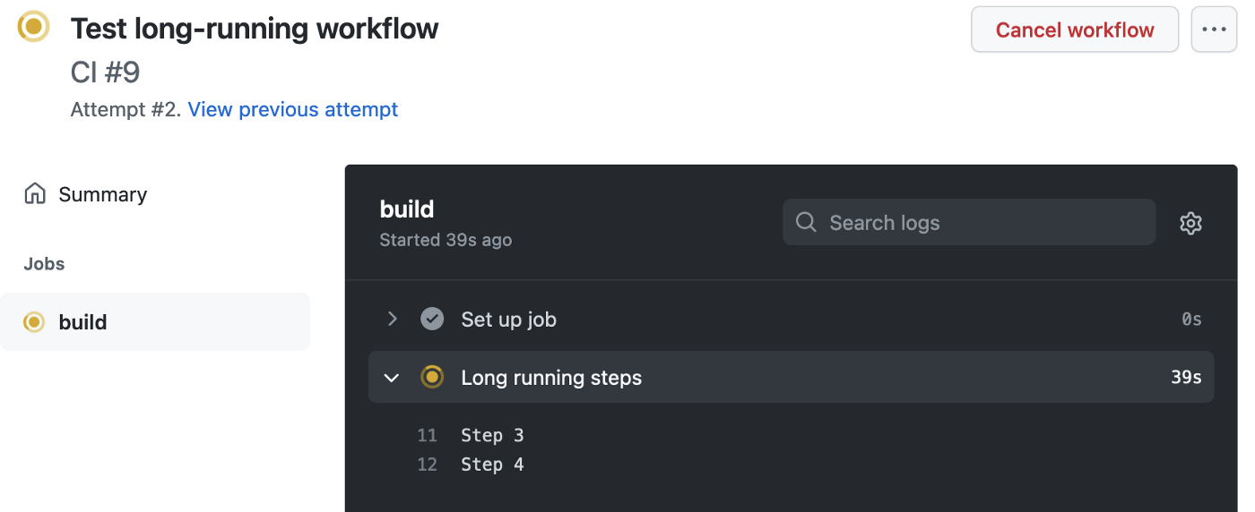 Where is the output for Steps 1 & 2?