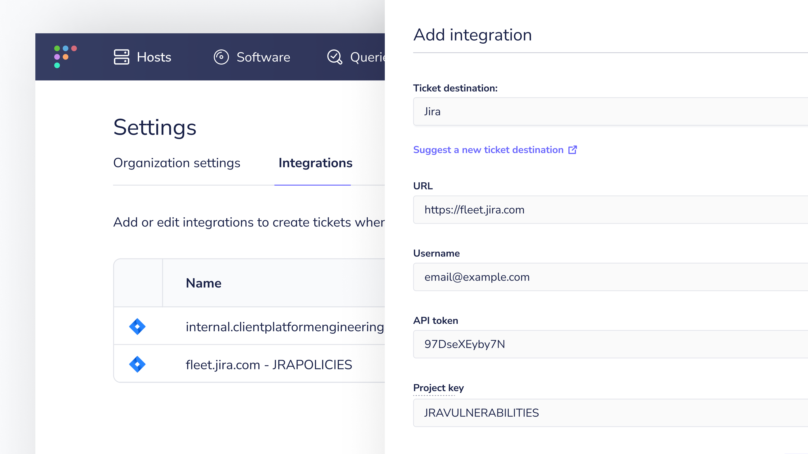 Jira integration