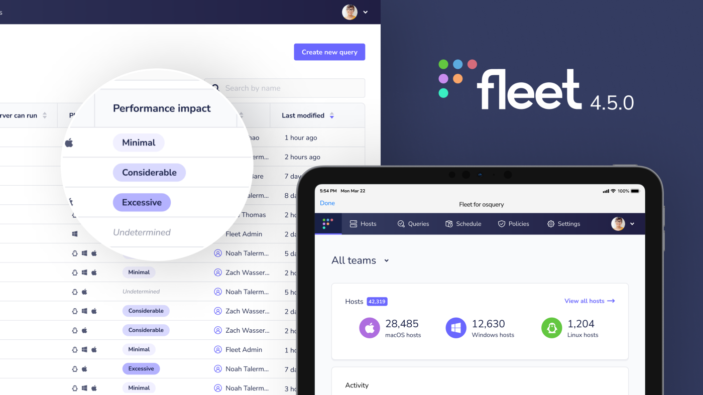 Fleet 4.5.0