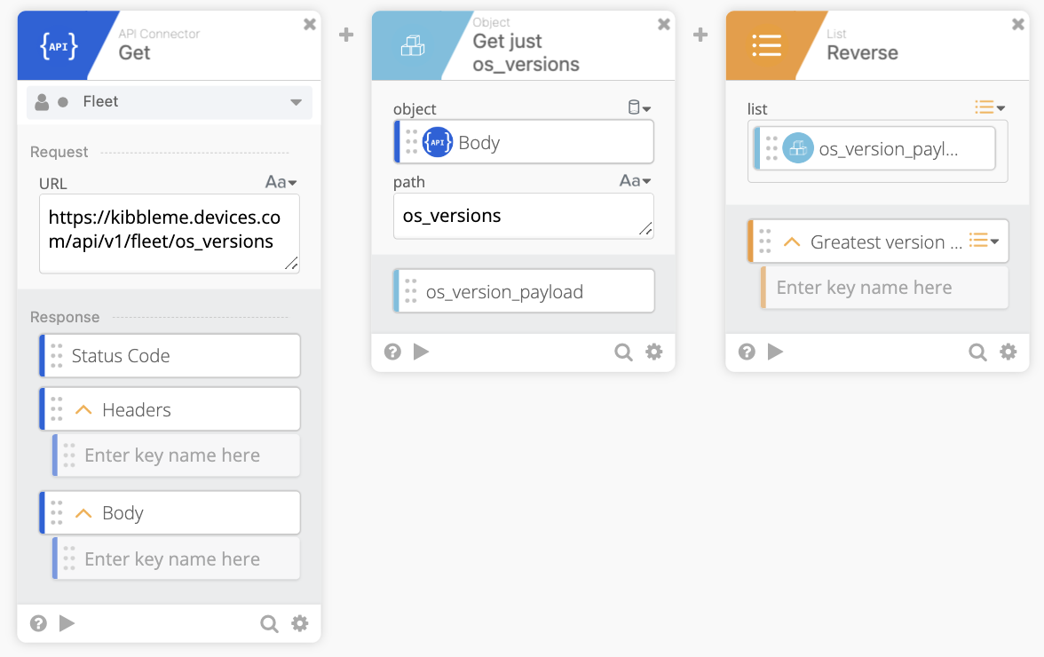 Okta workflow API call to Fleet